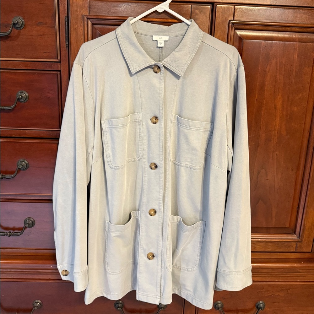 J. Jill Grey, Button-Up, Knit Jacket